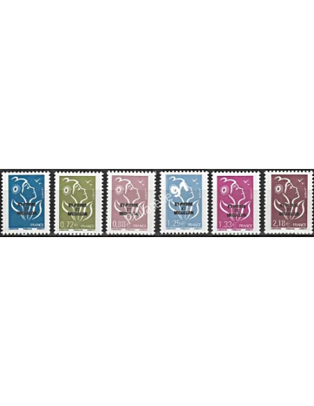 Timbre de Saint-Pierre et Miquelon n°  918 à 923 - Timbres dom tom
