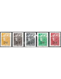 Timbre de Saint-Pierre et Miquelon n°  932 à 936 - Timbres dom tom