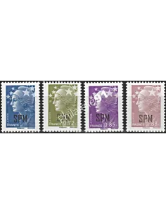 Timbre de Saint-Pierre et Miquelon n°  941 à 944 - Timbres dom tom