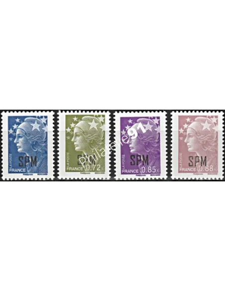 Timbre de Saint-Pierre et Miquelon n°  941 à 944 - Timbres dom tom