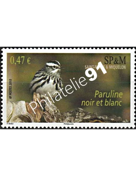 Timbre de Saint-Pierre et Miquelon n° 972, Oiseau, collection dom tom