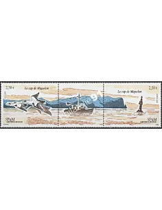 Timbres de Saint-Pierre et Miquelon n° 974-975, collection dom tom