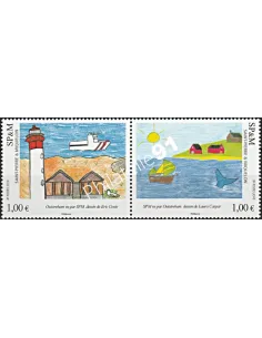 Timbre de Saint-Pierre et Miquelon n°  976 à 977 - Timbres dom tom