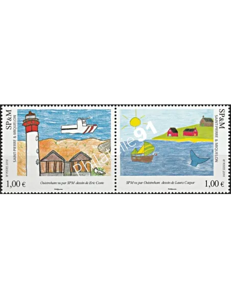Timbre de Saint-Pierre et Miquelon n°  976 à 977 - Timbres dom tom