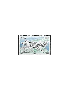 Timbre de Saint-Pierre et Miquelon n° 979, Avion, collection dom tom