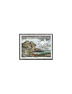 Timbre de Saint-Pierre et Miquelon n°  983, avion, collection dom tom