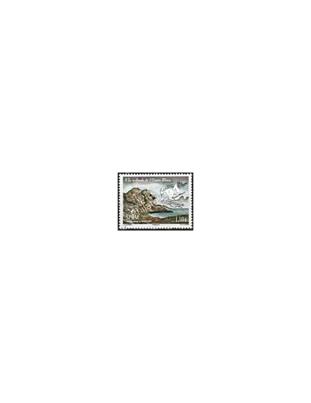 Timbre de Saint-Pierre et Miquelon n°  983, avion, collection dom tom