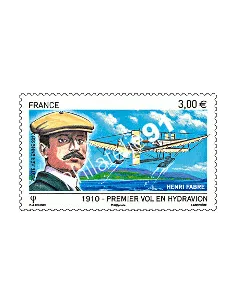 Timbre pour la poste aérienne n° 73 - Centenaire du 1er vol de l'hydravion