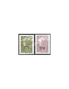 Timbre de Saint-Pierre et Miquelon n° 992 - 993, collection dom tom