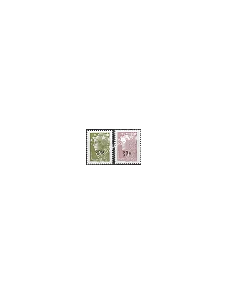 Timbre de Saint-Pierre et Miquelon n° 992 - 993, collection dom tom