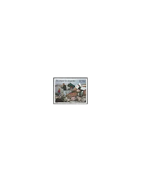 Timbre de Saint-Pierre et Miquelon n° 1008, collection Dom-Tom