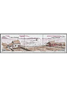 Timbres de Saint-Pierre et Miquelon n° 1014 à 1015, collection Dom-Tom