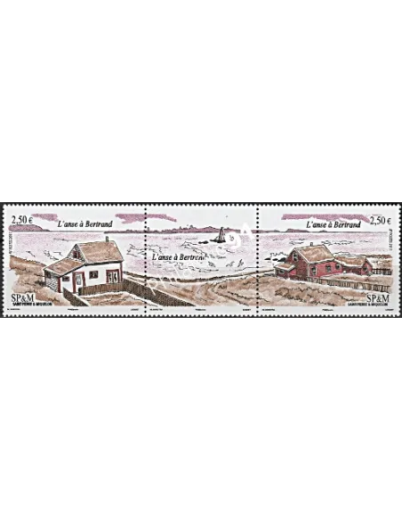 Timbres de Saint-Pierre et Miquelon n° 1014 à 1015, collection Dom-Tom