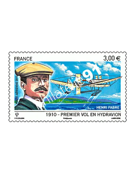 Timbre pour la poste aérienne n° 73 - Centenaire du 1er vol de l'hydravion