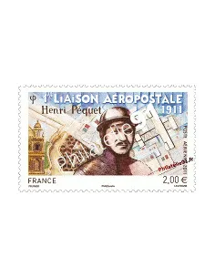 Timbre pour la poste aérienne n° 73 - Centenaire du 1er vol de l'hydravion