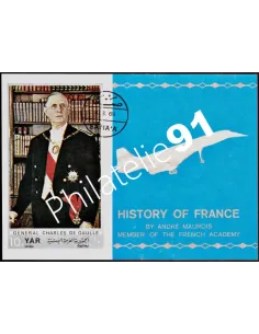 Y.A.R. BF n° 1038, De Gaulle, Concorde, collection timbres thématiques