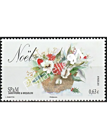 Timbre de Saint-Pierre et Miquelon n° 1096, Noël, collection Dom-Tom