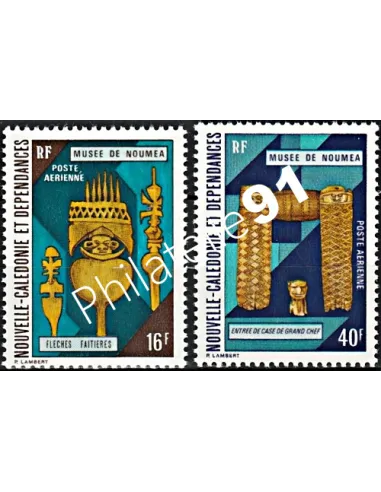 Timbres de Nouvelle-Calédonie  PA n°  142 à 143 - Timbres Dom Tom