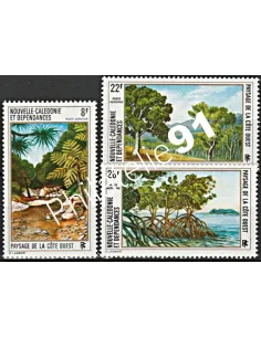 Timbres de Nouvelle-Calédonie  PA n°  147 à 149 - Timbres Dom Tom