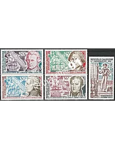 Timbres de Nouvelle-Calédonie  PA n°  154 à 158 - Timbres Dom Tom