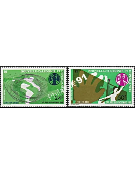 Timbres de Nouvelle-Calédonie  PA n°  167 à 168 - Timbres Dom Tom