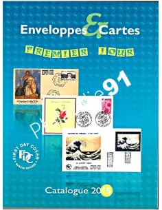 Catalogue 1er jour FDC  2015, catalogue