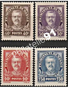 Timbres n° 115 à 118  - Timbre monaco