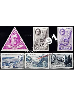 Timbre de MONACO n° 295 à 300 - Président F.-D. Roosevelt, timbres Monaco