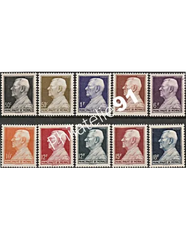 MONACO - n° 302 à 306 -Timbres Monaco