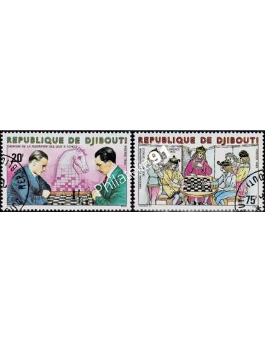 DJIBOUTI - n° 519 à 520 - ECHECS