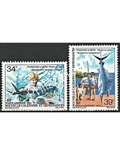 Timbres de Nouvelle-Calédonie  PA n°  202 à 203 - Timbres Dom Tom