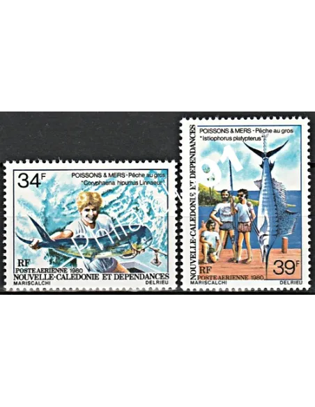 Timbres de Nouvelle-Calédonie  PA n°  202 à 203 - Timbres Dom Tom