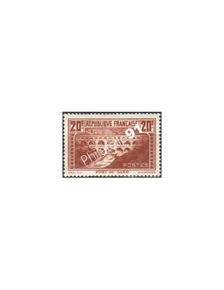 Timbre de France n° 262 - Pont du Gard, collection timbres de France