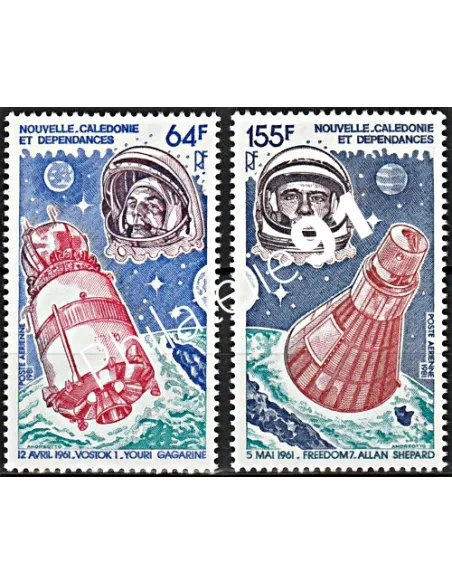 Timbres de Nouvelle-Calédonie  PA n°  212 à 213 - Timbres Dom Tom