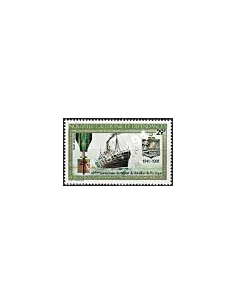 Timbres de Nouvelle-Calédonie  PA n°  214, bateau, Timbres Dom Tom