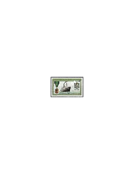 Timbres de Nouvelle-Calédonie  PA n°  214, bateau, Timbres Dom Tom