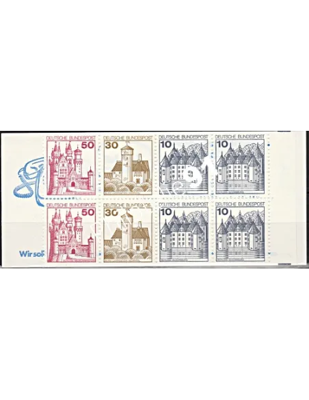 Timbres d’Allemagne - RFA - Carnet n° 762b - Timbres d'Europe