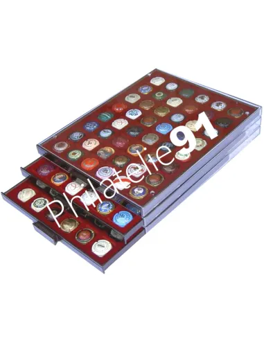 Lindner - Médaillier MB 48 case, Matériel toutes collections