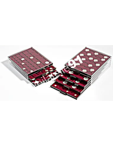 Lindner - Médaillier MB 48 case, Matériel toutes collections