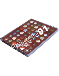 Lindner - Médaillier MB 48 case, Matériel toutes collections