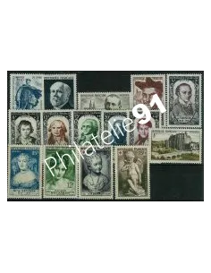 Année complète de timbres de France 1950,Timbres de France