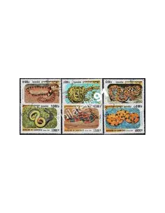 CAMBODGE - n° 1683 à 1688 - Faune - SERPENTS