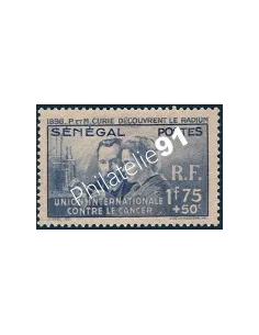 Timbre du Sénéral n°149, marie Curie, timbres des colonies françaises