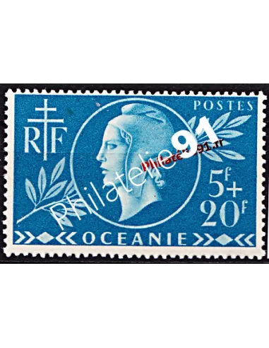 Timbre d’Océanie n°171, Entraide française, timbre des colonies française