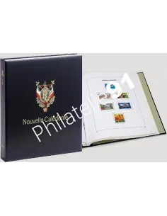 DAVO - Album NOUVELLE CALEDONIE luxe - vol. II (1959-1995) + reliure + étui (avec pochettes)