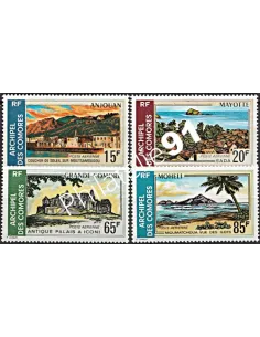 Comores Poste Aérienne n°32 à 35 , timbres des colonies françaises
