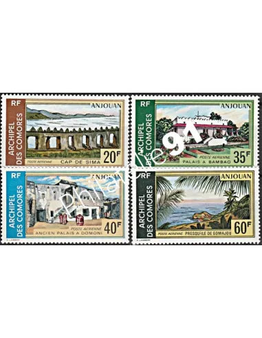 Comores Poste Aérienne n°45 à 48 , timbres des colonies françaises