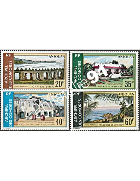Comores Poste Aérienne n°45 à 48 , timbres des colonies françaises