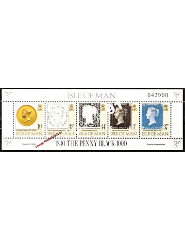ILE DE MAN - BF n°   12 - Premier timbre poste