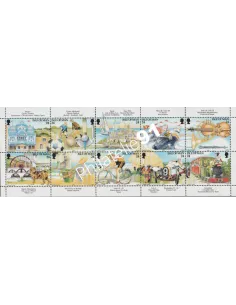Timbres d’île DE MAN n° 613 à 622, Collection timbres Europe